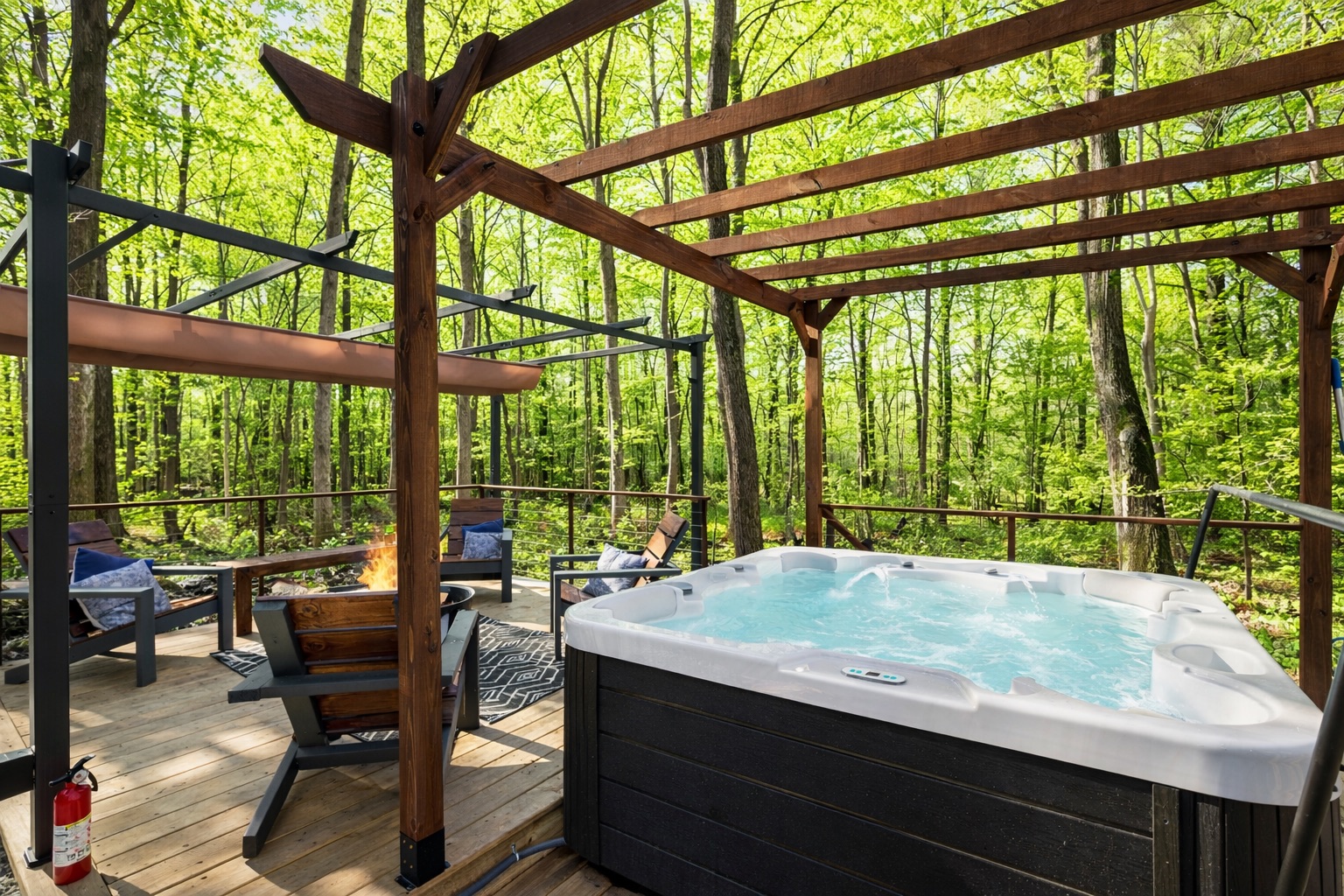 Outdoor spaces designed for fresh air moments—coffee mornings, sunset views, and night relaxation.
