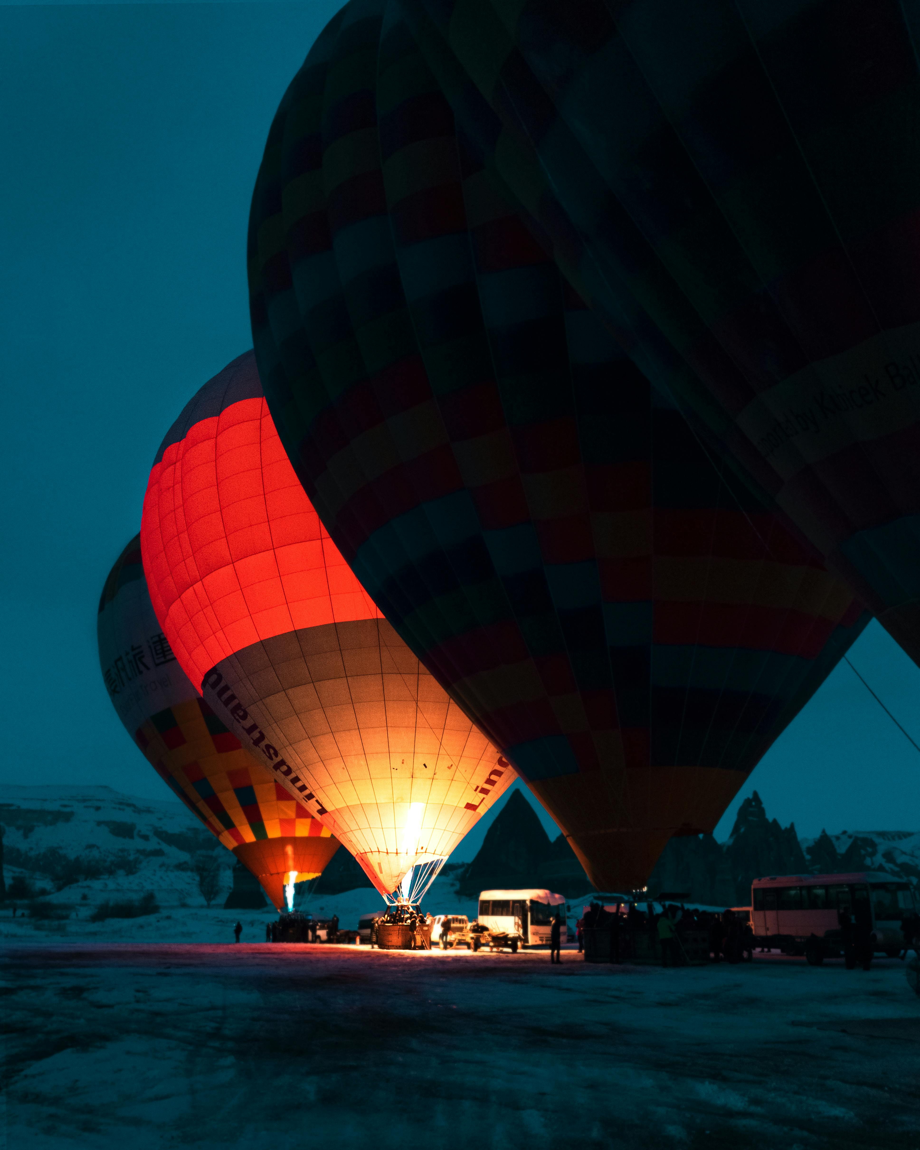 Hot air balloon rides over the Poconos